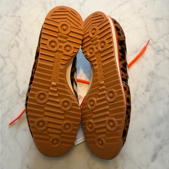 NWT Adidas Women's SL 72 OG SHOES - leopard pony hair - Picture 6 of 7